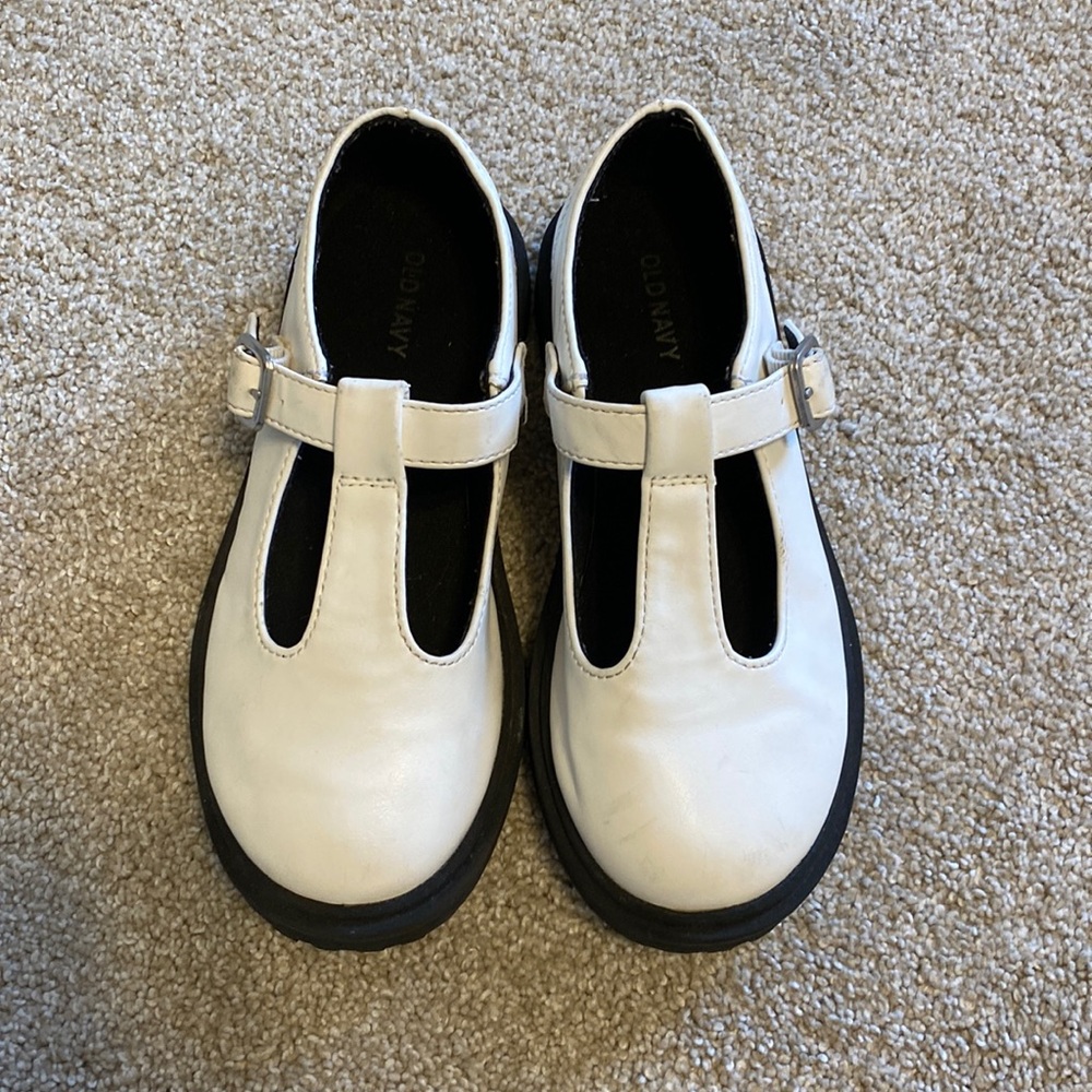 Old Navy White Mary Janes